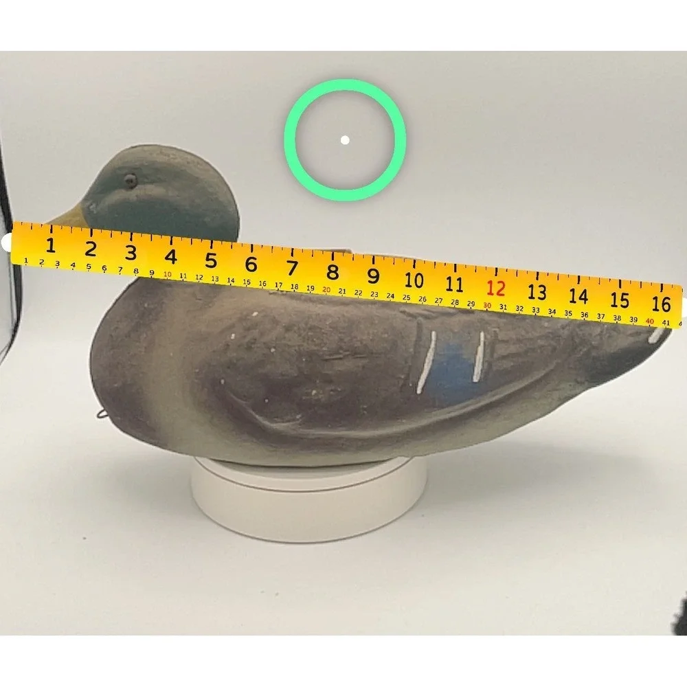 Vintage 1948 Victor Veri-Lite Mallard Decoy –‎ Canvas Over Wire, Lititz PA